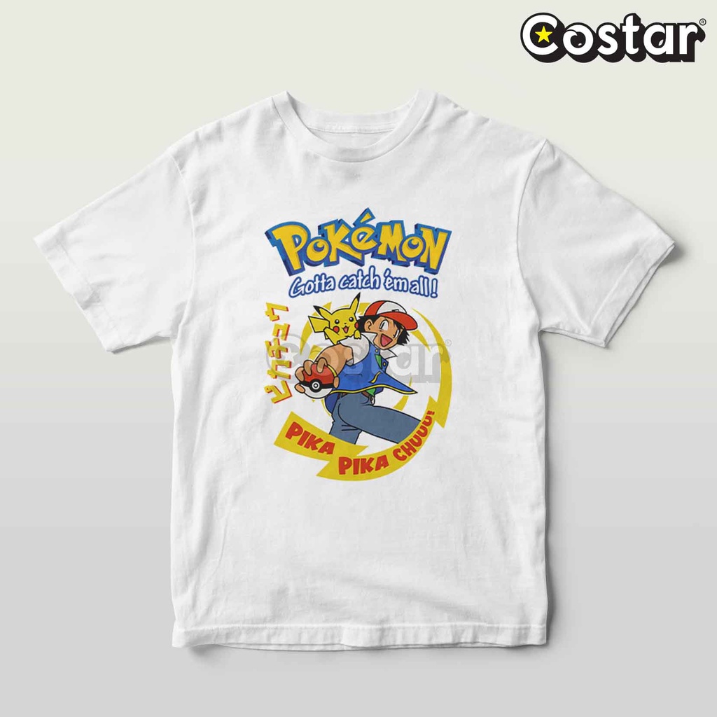 Kaos Pokemon - Pikachu - Trainer