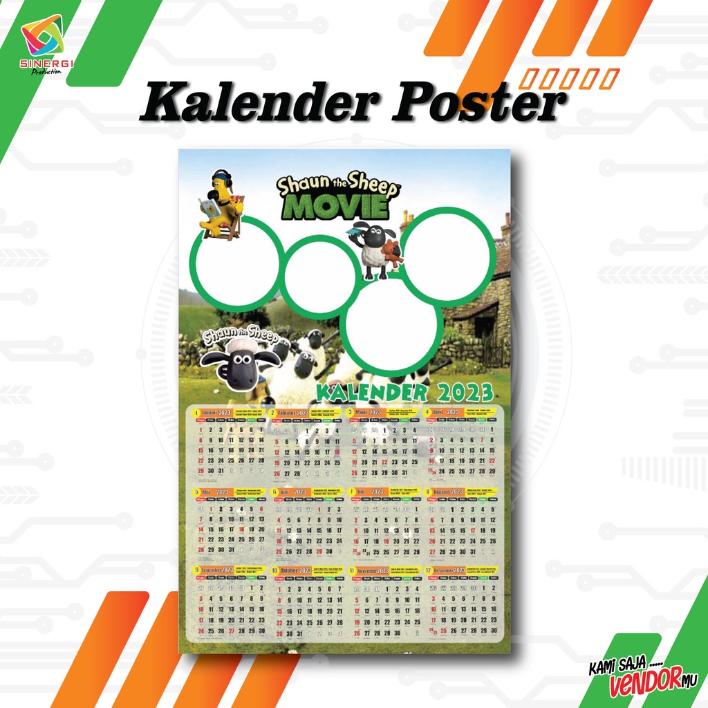 

Kalender Poster Custom Foto