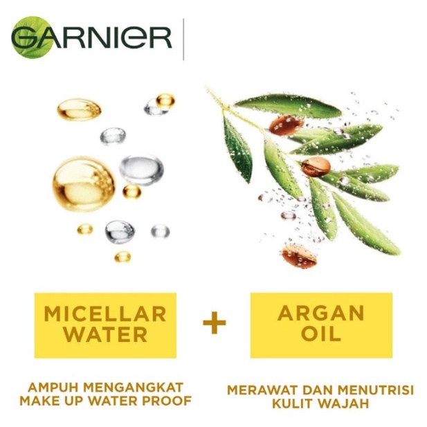 GARNIER MICELLAR WATER VITAMIN C 400ML(untuk kulit bersih dan cerah)