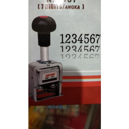 

Mesin Stempel Nomor Otomatis 7 Digit/Automatic Numbering Machine