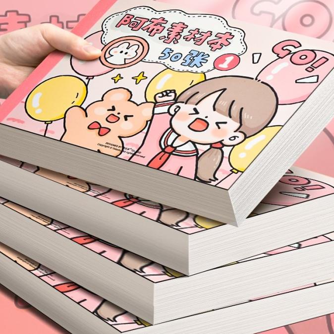 

promo Motif Diary Lucu 50 Catatan Diy Kartun Set Lembar Stiker Buku De