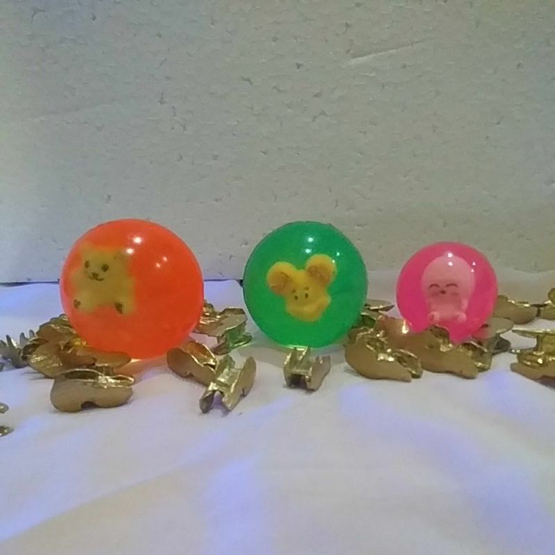 BOLA +  BIJI BEKEL 1 Set Siap Main  (1 Bola + 6 Biji)