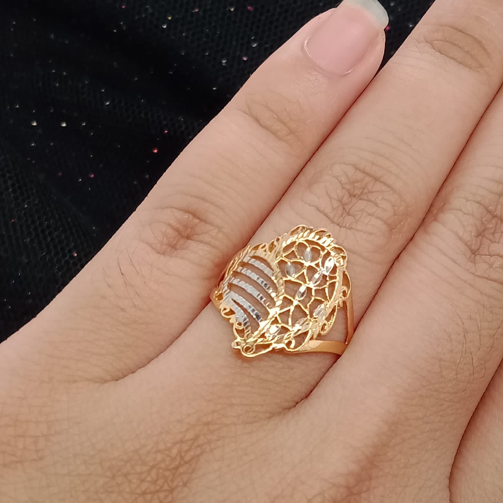 Cincin emas 17K - 1.8 gr kadar 750 - 3943