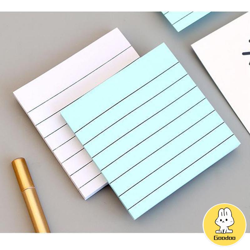 Simplicity sticky note horizontal sticker notepad post maker stiker massage pesan book note -Doo