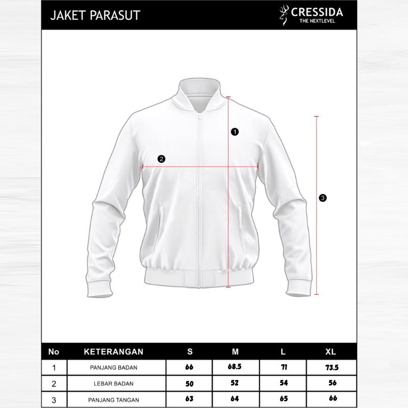 Jaket Parasut Cressida The Next Level Light Jacket Hoodie HB061J - Abu