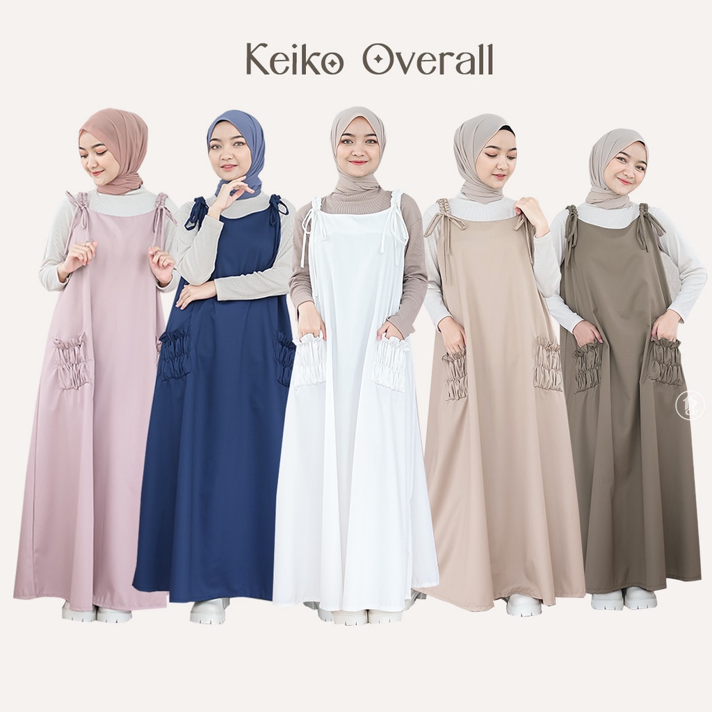 KEIKO OVERALL / OVERALL KATUN / OVERALL WANITA / OVERALL KOREAN