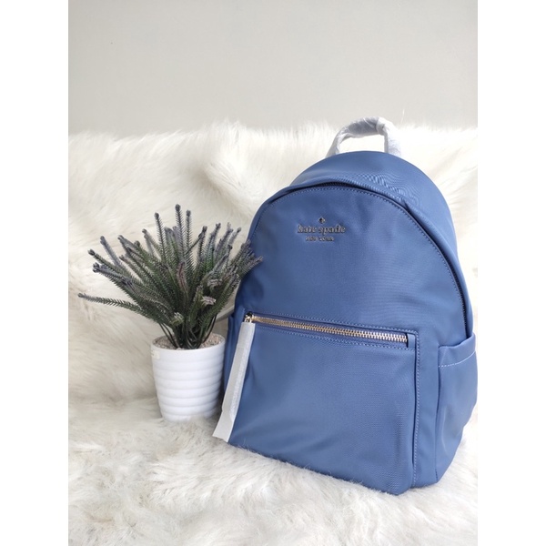 tas ransel backpack kate spade chelsea medium backpack shipyard blue nylon