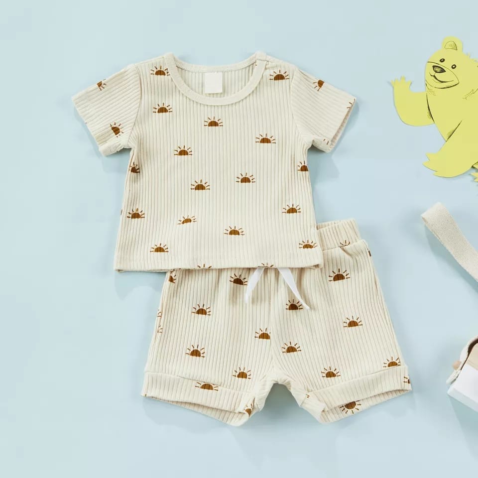 ZASKIYA - SET ANAK VANA RIB USIA 1-3 THN