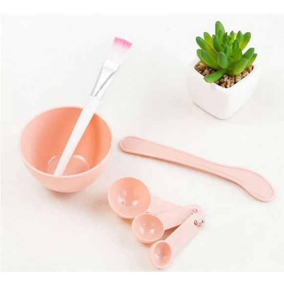 IKILOSHOP Mangkok Peracik Masker Wajah DIY 4in1 Mas Bowl Tool/tempat masker