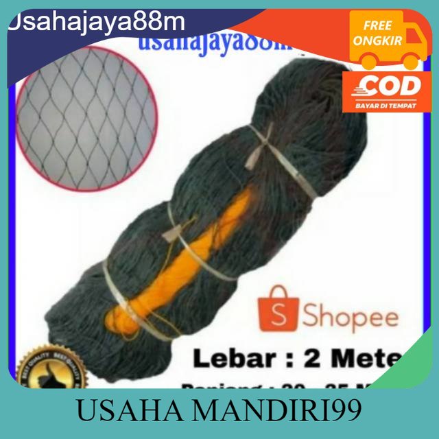 Jaring Kandang Ayam Lebar 2 Meter / Jaring Serbaguna / Jaring Burung / Jaring Taman / Jaring Kandang
