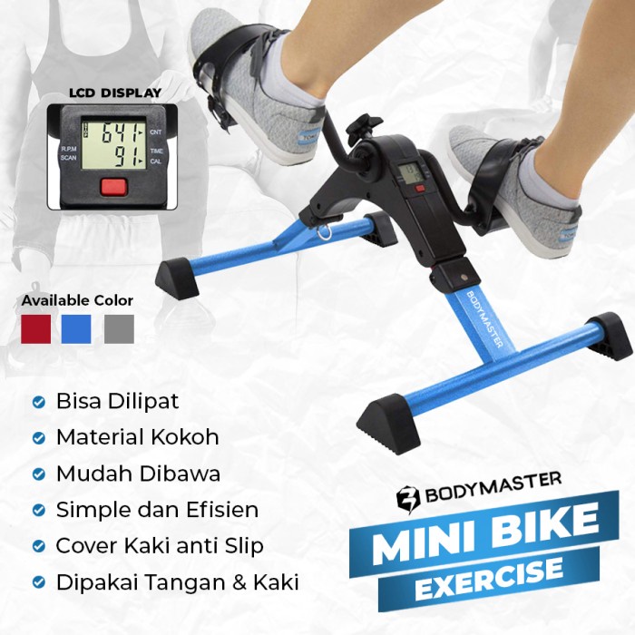 Sepeda Statis Mini - Terapi Kaki Tangan Stroke Patah Tulang Lansia