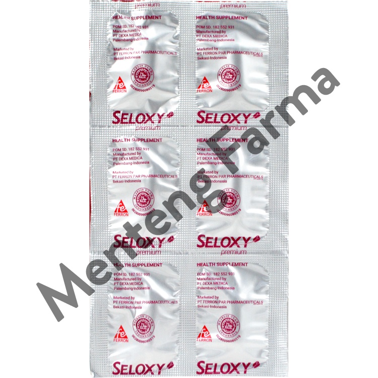 Seloxy Premium 6 Kaplet - Vitamin Kulit Anti Penuaan Dini Anti Kerutan