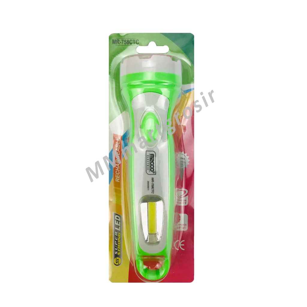 Senter Cas M2000 / Senter LED Flashlight / Super Strong LED / Rechargeable