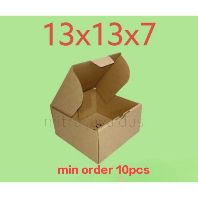 

Kardus packing die cut ukuran 13x13x7
