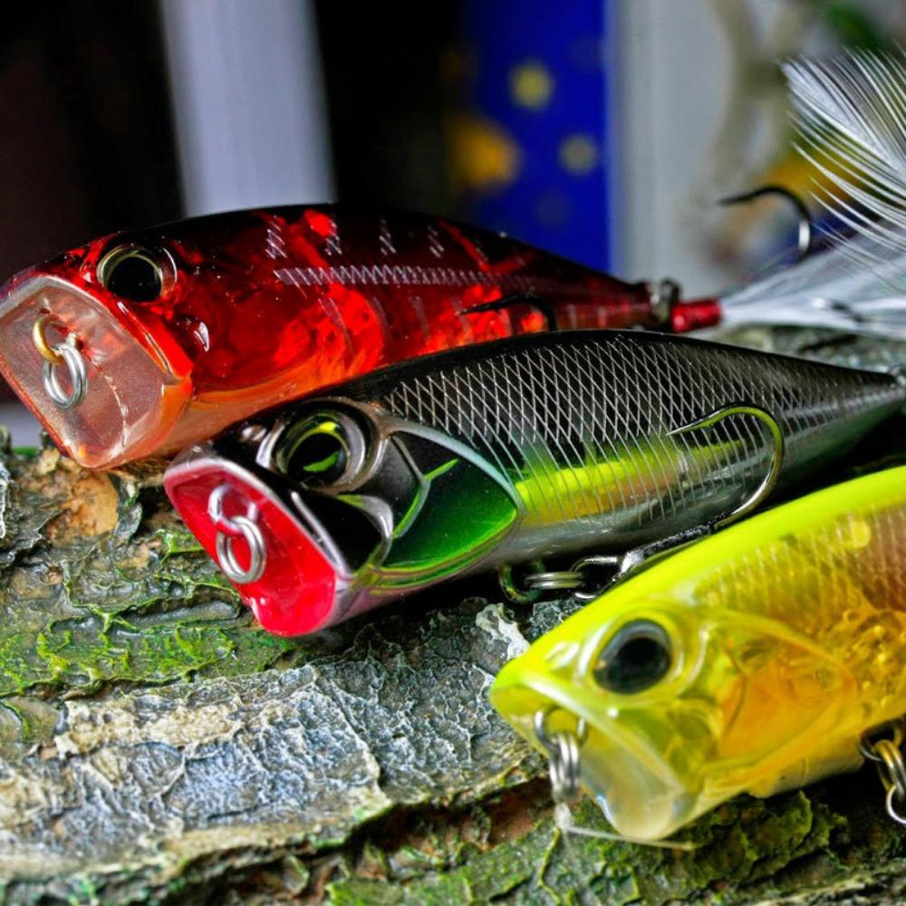 Top floating Minnow Baits 64mm/9g Crankbaits Striped bass Winter Mancing casting Panjang