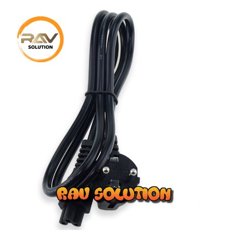 Kabel Power Laptop komputer 3 Pin EU Standard 1.8 meters  - RAV SOLUTION