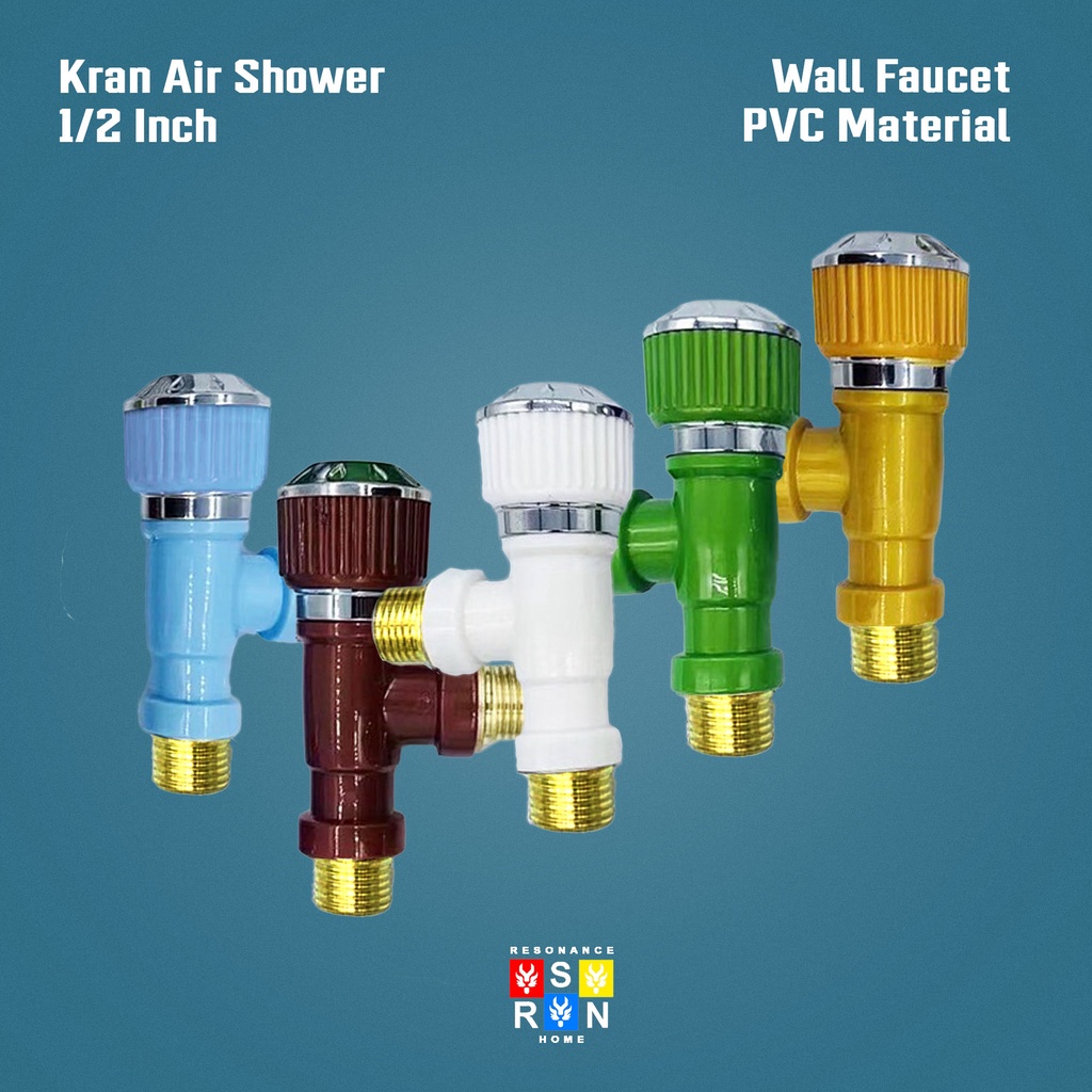 Keran Air Shower Cabang PVC Drat 1/2 Inch / Resonance Home