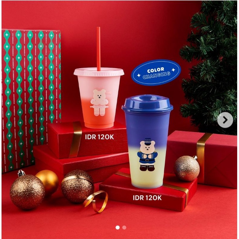 Starbucks Color Changing Nutcracker and Ballerina Reusable Cups / McDonald's Minions Tray / Chatime 