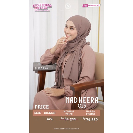 Hijab Pashmina Nadheera Luxury 023