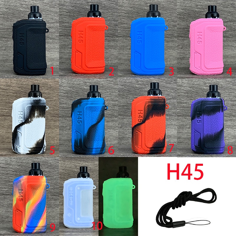 Soft Case Silikon Tekstur Kulit Dengan Lanyard Untuk Aegis Hero 2 H45