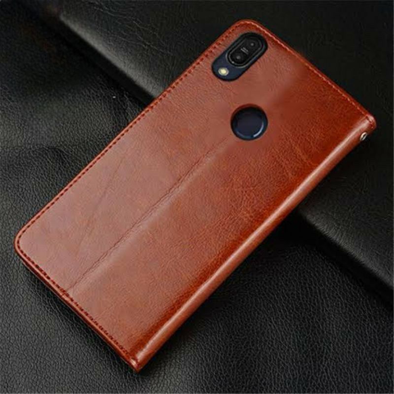 Asus Zenfon Max pro M1(ZB601KL/ZB602KL/X00TD) LEATHER CASE SARUNG HP DOMPET KULIT FLIP COVER BSI CEL