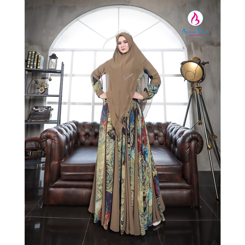 Pecah 8 By Baraya Syar'i ORI Hijab Gamis Syar'i Original Kekinian Terlaris Termurah Bestseller Best 