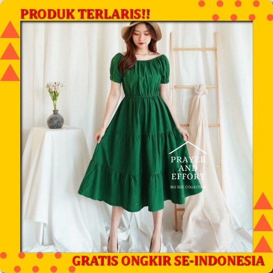 Baju Dress Wanita Dewasa Import Korea Kekinian Murah Terbaru 2021 Casu Vn1066 - Dress Batik Wanita D