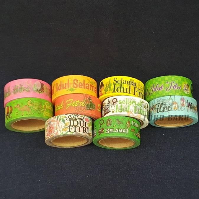 

HOT SALE Solasi IDUL FITRI 1 rol isi 10pcs motif campur