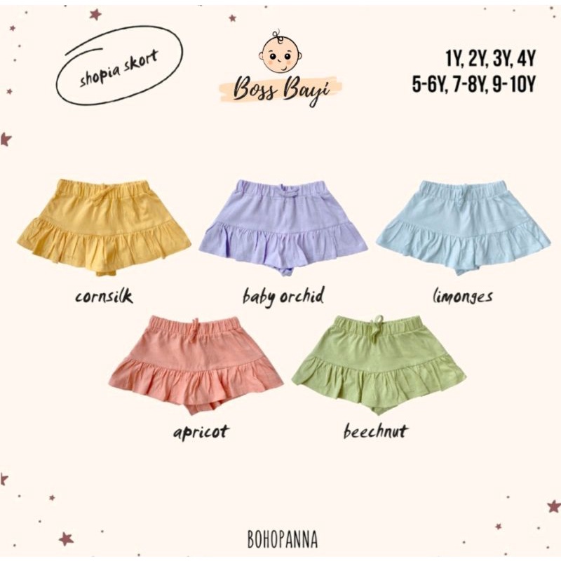 BOHOPANNA - Shopia Skort / Rok Celana Anak