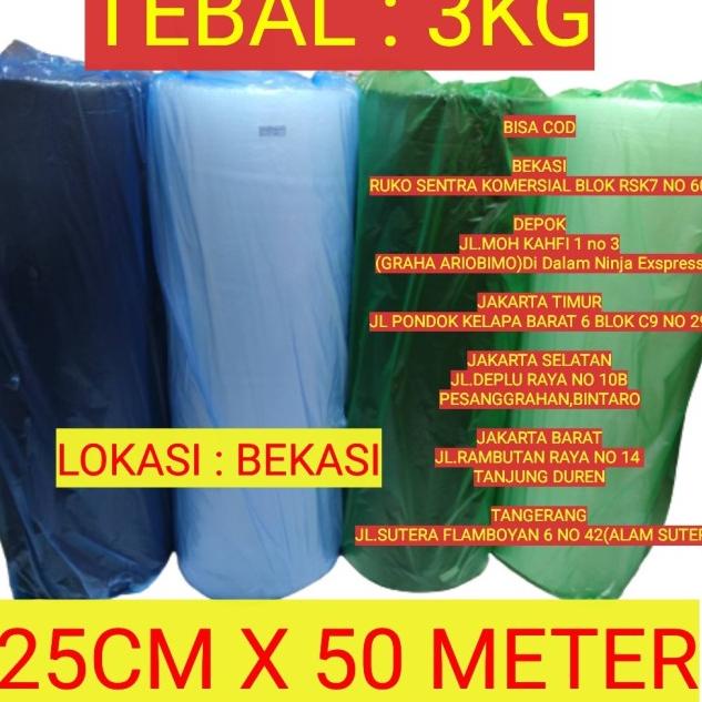 

Bubble Wrap Roll - Hitam, TEBAL 2.4KG