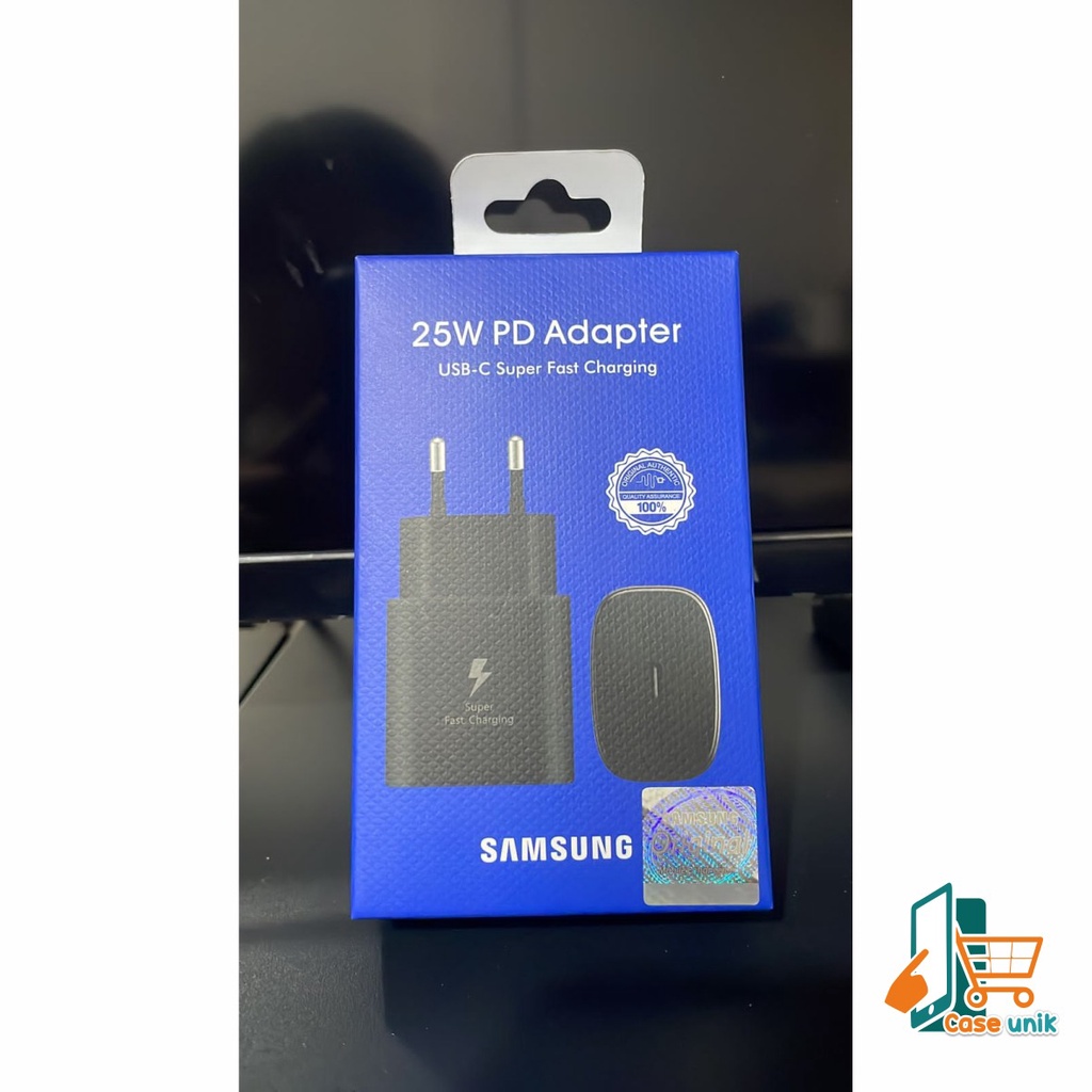 Adaptor Kepala batok Charger Casan Samsung Galaxy A33 A53 A73 5G a32 A52 a72 A52S note 10 note 20 S21 S21+ S21 ultra s22 s22ultra z flip 3 z fold 4 25W &amp; 45W Original USB C TO C Super Fast Charging CS4998