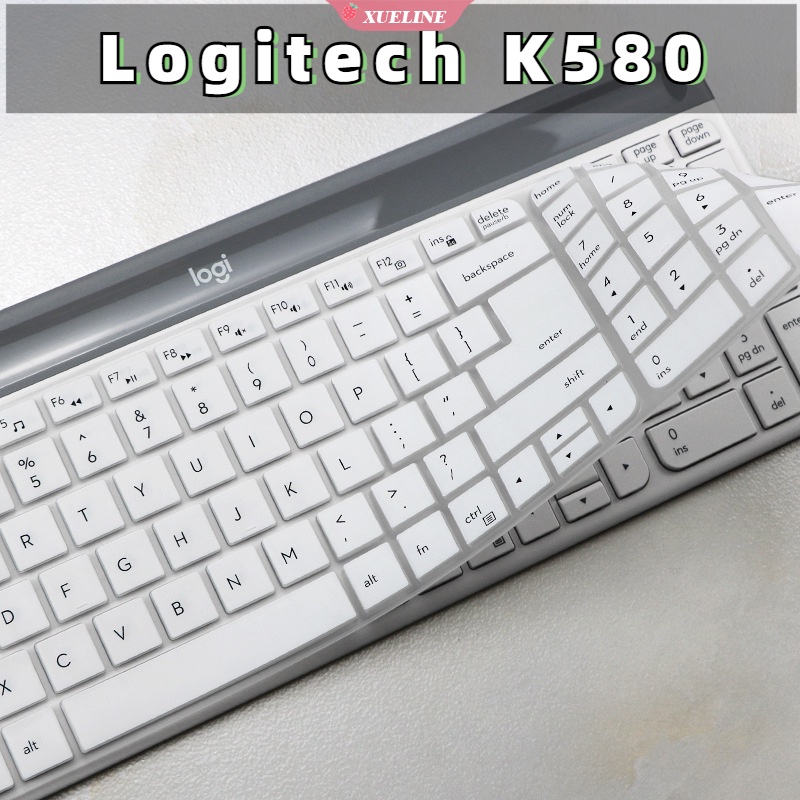 Logitech MK470 K580 cover Pelindung keyboard Bahan Silikon Anti Debu Dapat Dicuci