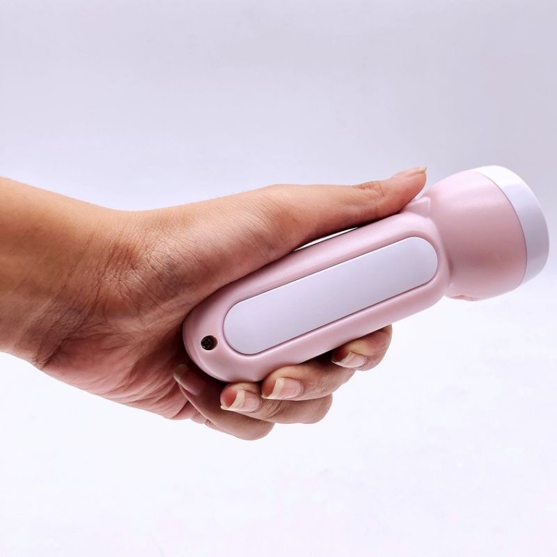 Senter Cas Tangan Super Terang Usb Charger Baterai Lhitium Led 10w Aoki AK- 345L