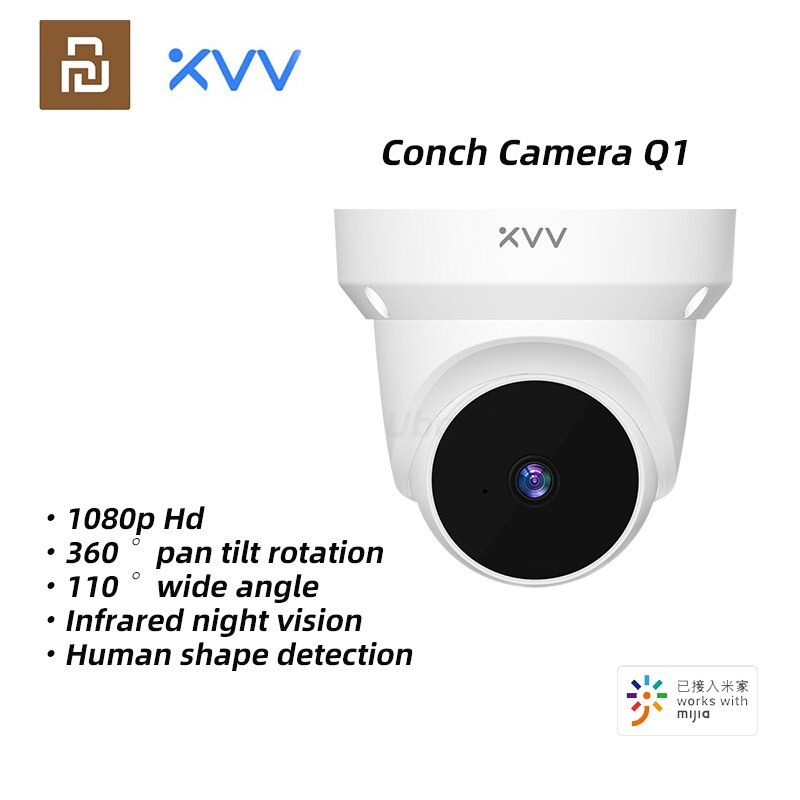 Xiaovv Kamera CCTV WiFi PTZ Smart Camera 1080P - XVV-3620S-Q1 - White