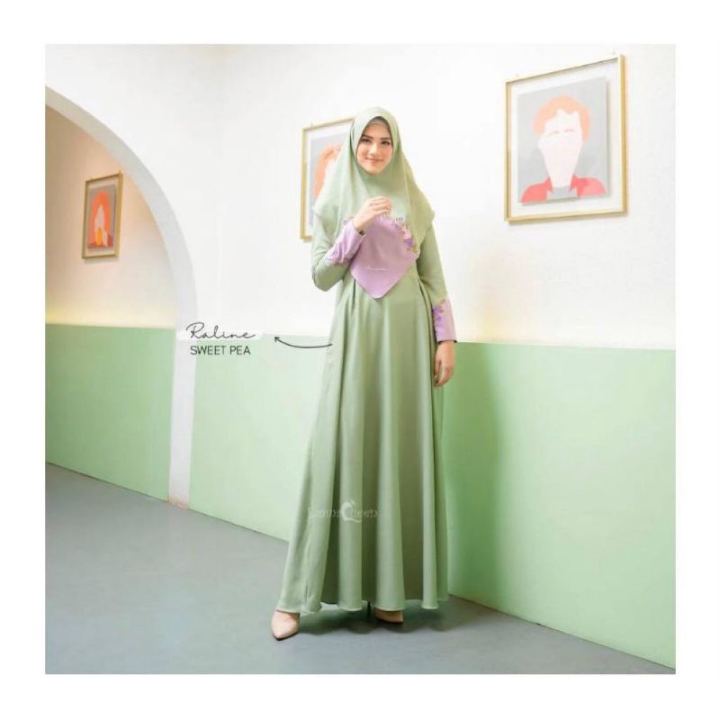 RALINE DRESS SET/ ONE SET GAMIS/ GAMIS WANITA