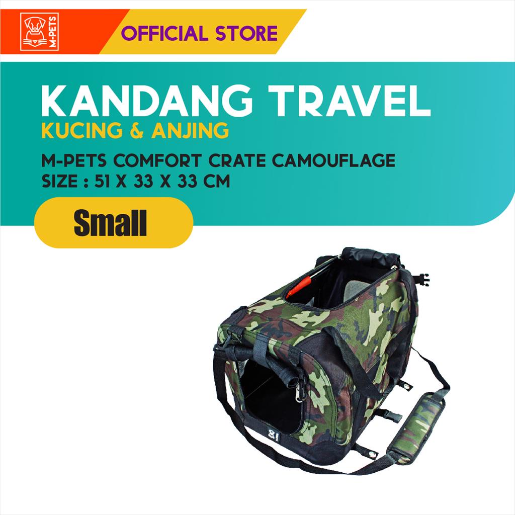 M-Pets Comfort Crate Size S / Kandang Travel Rangka Besi