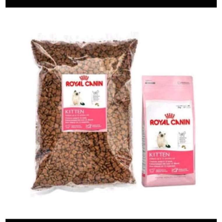 Makanan Kucing promo Royal Canin Repack kitten second age short hair 1kg untuk penggemukan | makanan kucing royal canin