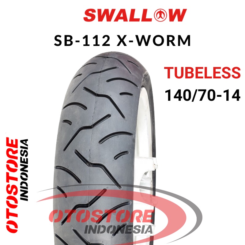 Ban Luar Motor Swallow SB-112 X-WORM 140/70-14 RING 14 Tubeless  ban motor