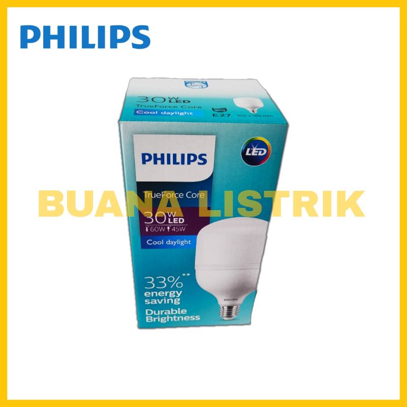 Jual Lampu LED Philips True Force 30watt Cool Daylight Shopee Indonesia