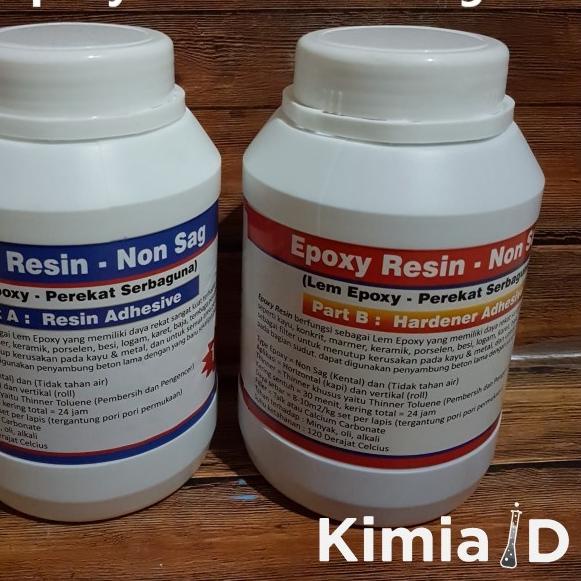 

Epoxy Resin Non Sag - 2 Kg - Lem Epoxy Resin - Lem Material