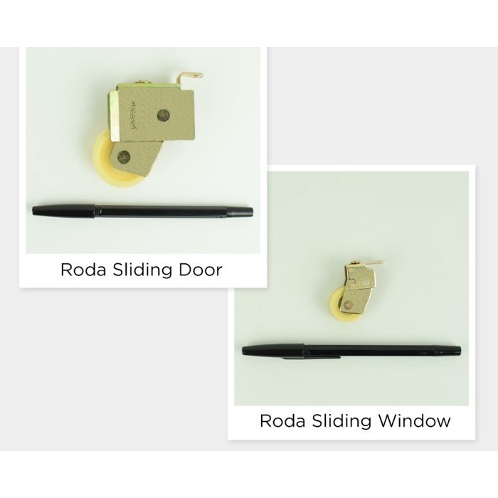 Roda Sliding Window / Door / Geser Jendela /Pintu Kecil Besar - Weldom