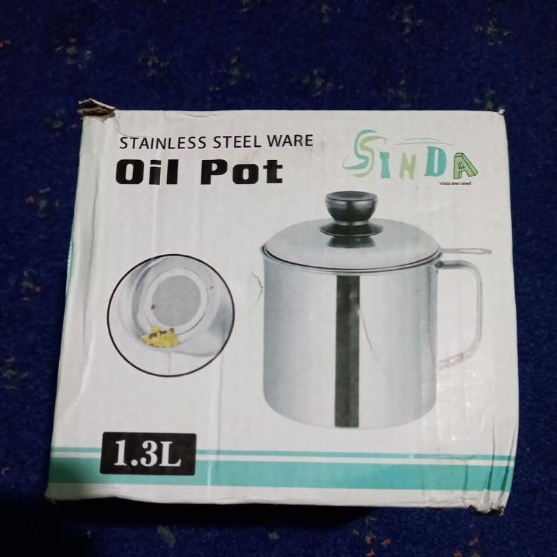 OIL POT/ PENYARING MINYAK JELANTA. 1,3 LITER