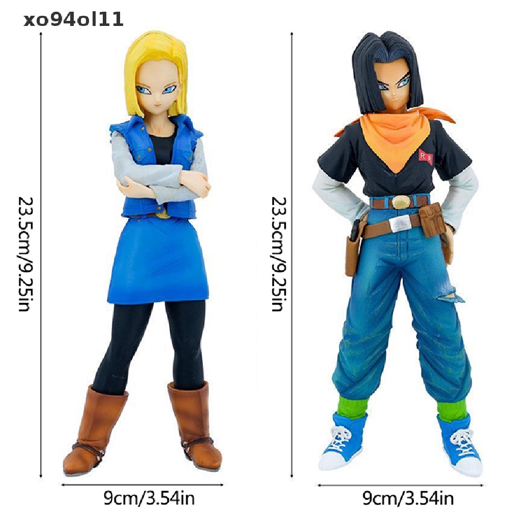 Xo Mainan Action Figure Anime Dragon Ball Z Android 17 18 Bahan PVC Ukuran 24CM Untuk Koleksi