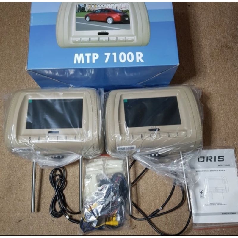 headrest monitor oris tv sandaran mobil