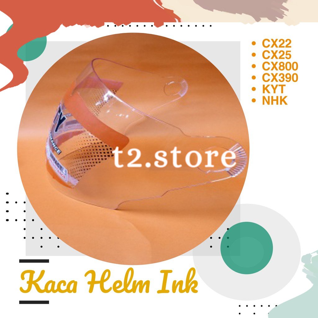 [COD] Kaca helm Ink CX22 CX25 CX800 CX390 Romeo KYT Scorpio Forza Venom GIX207 NHK