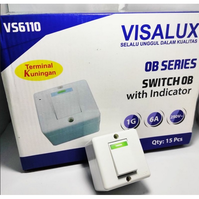 SAKLAR SERI OUTBOW VISALUX VS6110 6A/250V