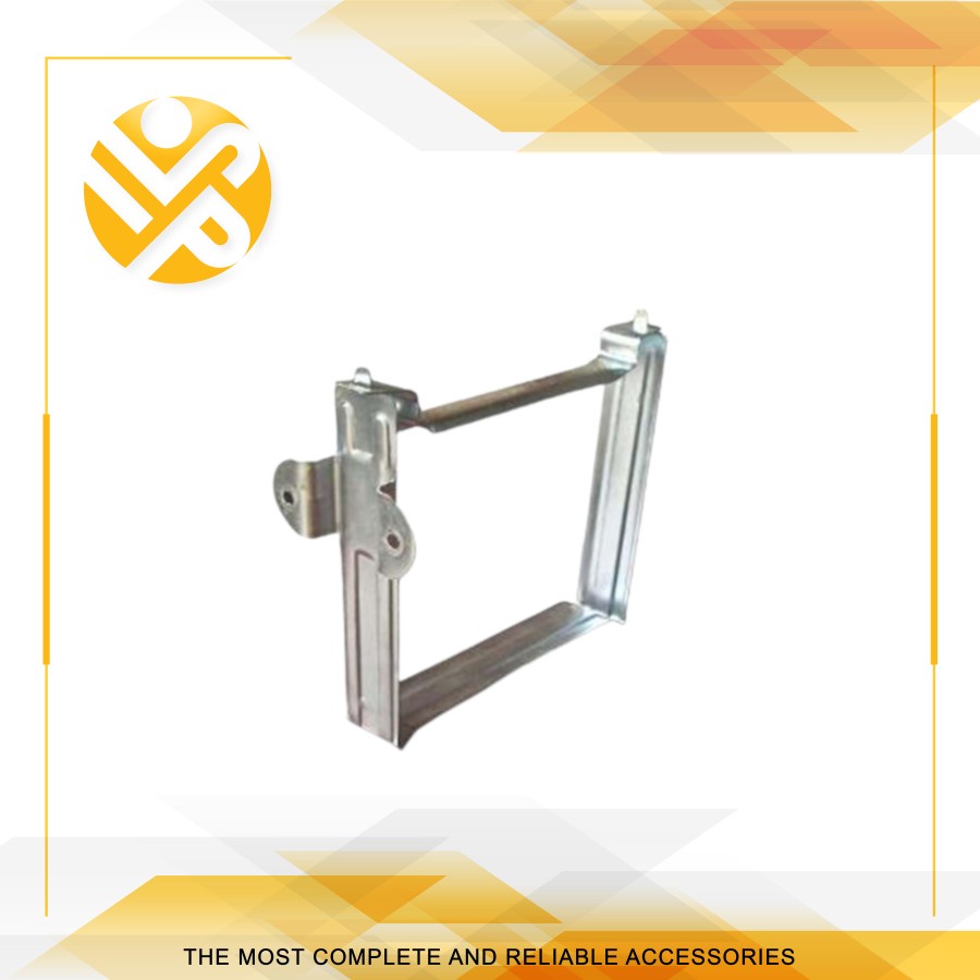 Gantungan Talang Air Kotak Besi 4" / Klem Cantolan Penyangga Talang