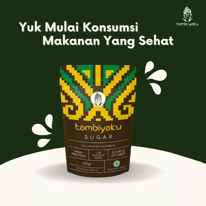 TAMBIYAKU Sorghum Sugar 220 g Halal |  Untuk Diet Dan Diabetes | Gula Rendah Kalori