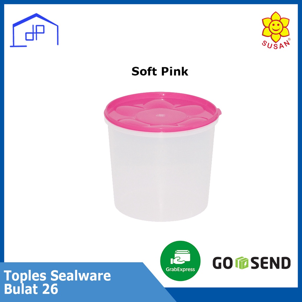 Toples Sealware Bulat 26 - Toples Plastik - Toples Peyek 20L