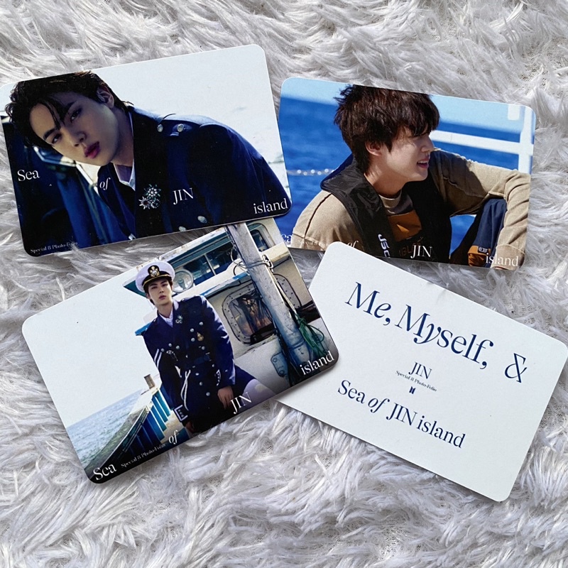 PHOTOCARD BTS JIN ME MYSELF AND SEA